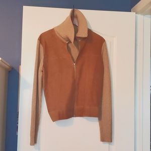 Corduroy wool sweater